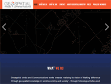 Tablet Screenshot of geospatialmedia.net